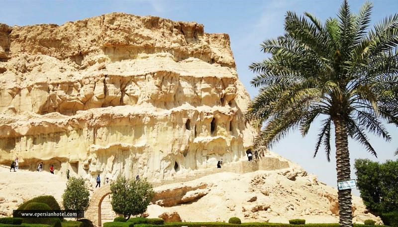 نمای کلی غار خربس قشم